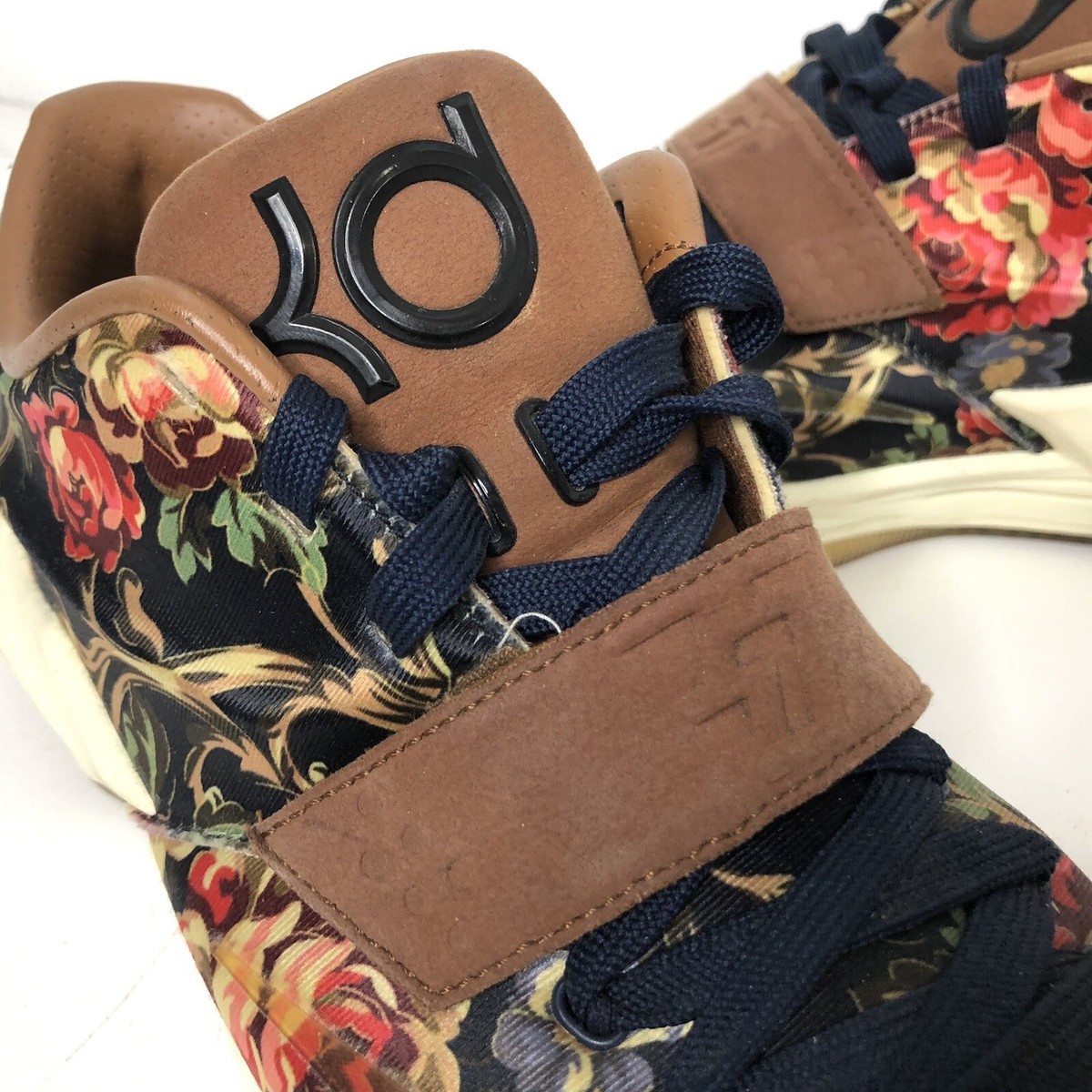 Nike KD 7 EXT QS Floral 2015 Men's Basketball Shoes Mens 9 (12