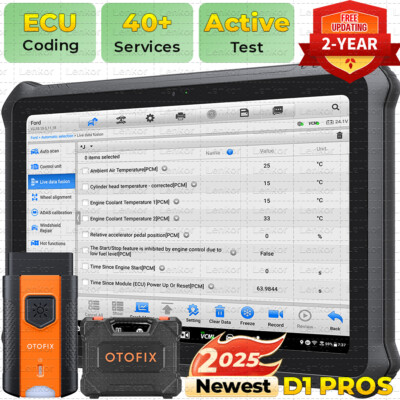 2025 OTOFIX D1 PROS OBD2 Car All System Auto Diagnostic Scanner Tool Android 11