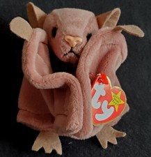 Original Ty Beanie Babies BATTY The Bat 1996 Vintage Tan