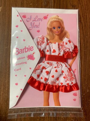 1995 Barbie Fashion Greeting Card 