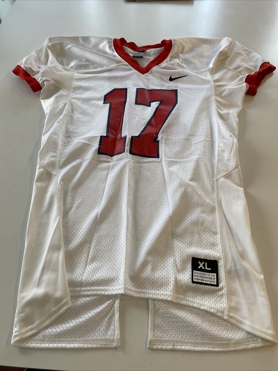 Game Worn Used Fresno State Bulldogs Football Jersey Nike XL #17
