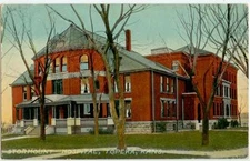 1913 Topeka Kansas Stormount Hospital - 1ct Parcel Post franking