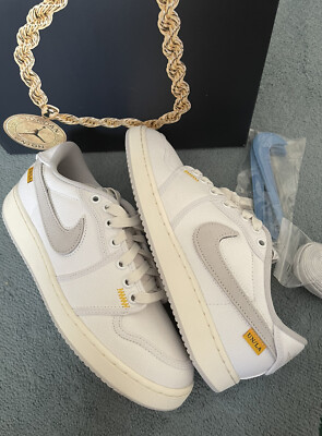 Size6 and Size7.5- Jordan 1 KO x Union LA Low White Neutral Grey