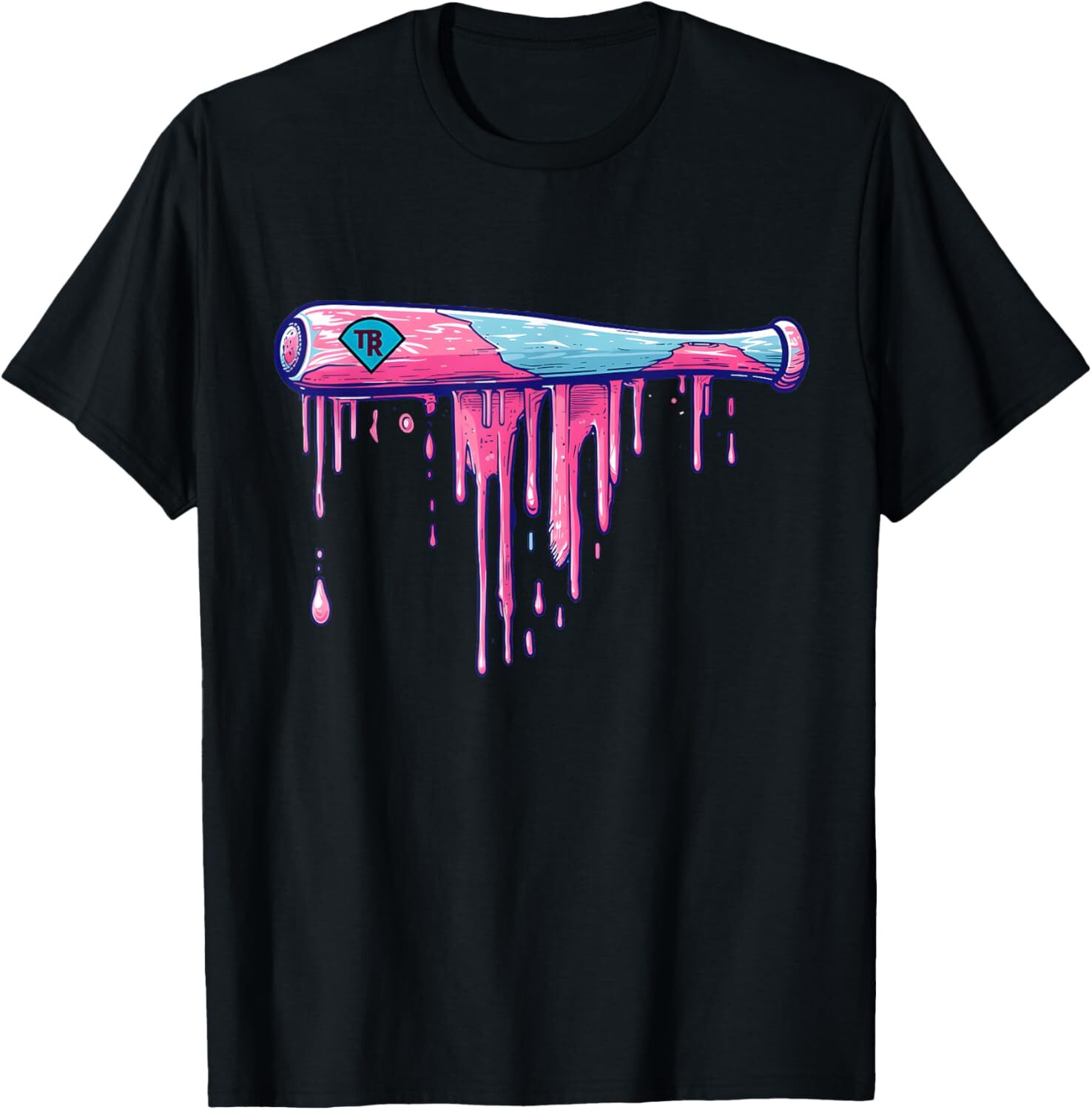 Baseball Bat with Sprinkles Drip T-Shirt Hoodie