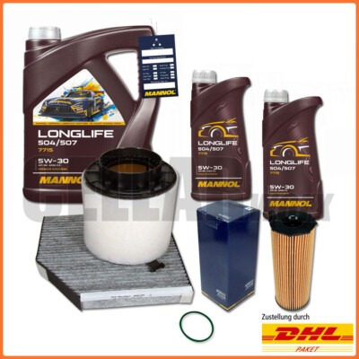 Filterset Inspektionspaket Filter für 2.7 3.0 TDI Audi A4 8K A5 Q5 Bj. 2008-2012