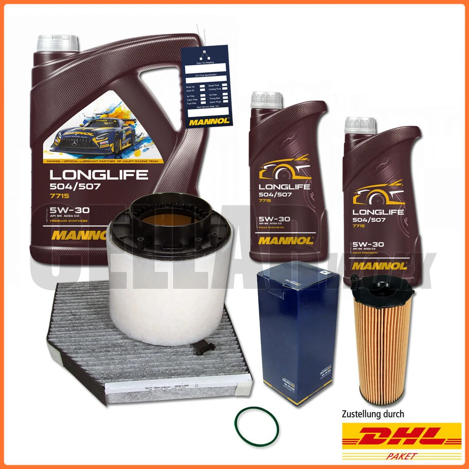 CELLARWORX BUNDLE (INSPEKTIONSPAKET) Filterset Inspektionspaket Filter für 2.7 3.0 TDI Audi A4 8K A5 Q5 Bj. 2008-2012