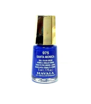 MAVALA 5 ml Mini Nagellack 975 Santa Monica Kräftiges Blau Nail Color Cream