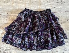 Abercrombie  Fitch short ruffle skirt, purple mixture M