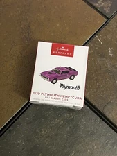 Hallmark Keepsake - 1970 Plymouth Hemi 'Cuda - Mini - 2023 *NEW / FREE SHIP*