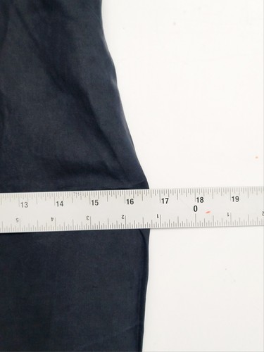 Vintage ANN TAYLOR Womens 4 100% Silk Evening Midi Dress Black Cocktail Gown - Picture 6 of 10