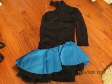 One sleeve, asymmetrical jazzy skirt dance costume- Adult Medium by Kelle