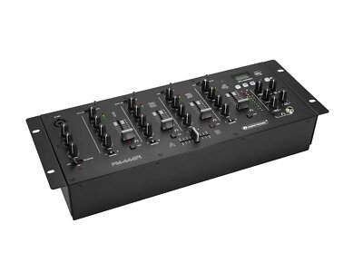 OMNITRONIC PM-444Pi 4-Kanal-DJ-Mixer mit Player & USB-Inter  DJ-Mixer Club Mixer