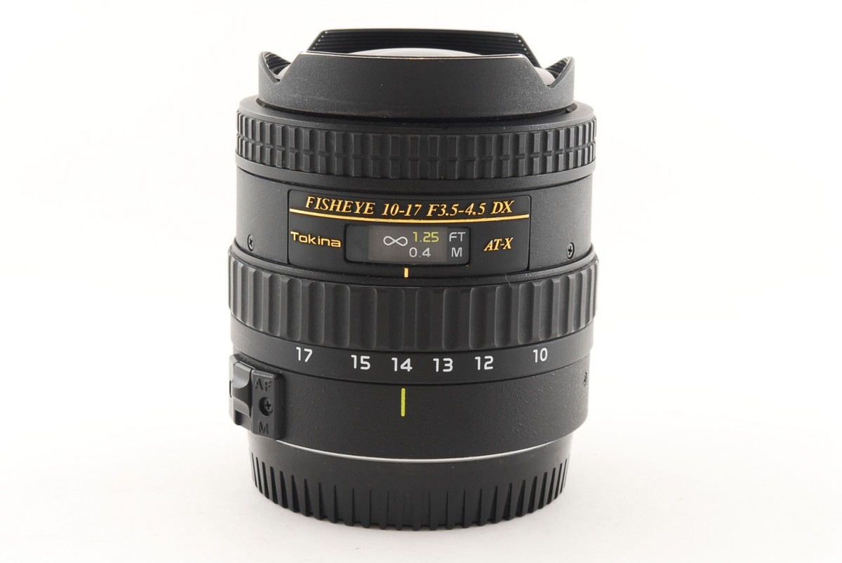 Tokina AT-X DX 10-17mm f/3.5-4.5 Fisheye IF Lens for Canon [Near