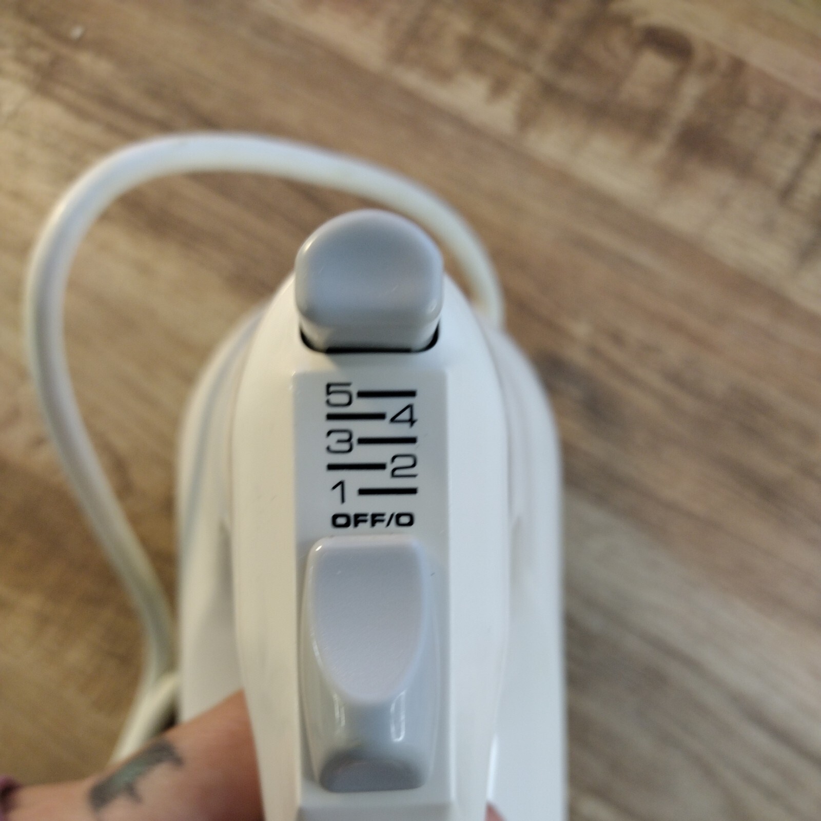 KitchenAid White Hand Mixer KHM5APWH7 5 Speed for sale online eBay