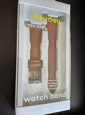 heyday Faux Leather Apple Watch Band 38mm / 40mm - Brown / Tan / Orange