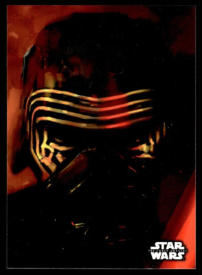 2016 Star Wars The Force Awakens Series 2 Concept Art Mask of Kylo Ren #9