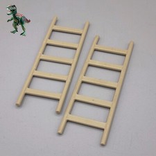 X2 Playmobil ancien escalier 5 marches-maçon-ouvrier-construction-pompiers