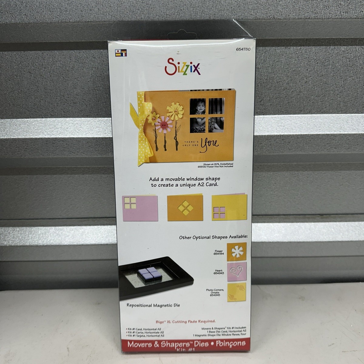 Sizzix XL Bigz Movers & Shapers Horizontal A2 Kit #1 Card Window