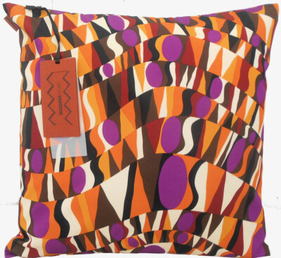 MISSONI HOME CUSHION COVER LOGO COTTON REPP UPHOLSTERY  16x16''  ARLEQUIN T28