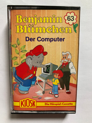Benjamin Blümchen Der Computer Kiosk Hörspiel Cassette 63 MC 1990