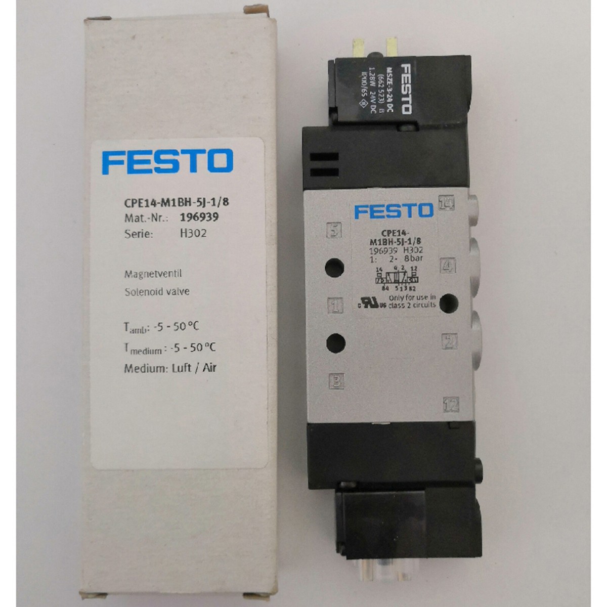 One New FESTO solenoid valve CPE14-M1BH-5J-1/8 196939 DHL