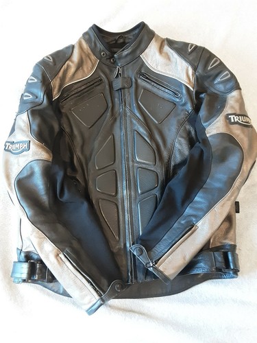 Leather TRIUMPH MOTORCYCLE Jacket W 