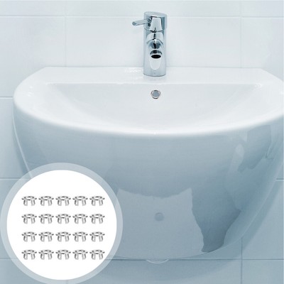  30 Pcs Überlauflochbedeckung Dekorative Abdeckung Beckenüberlaufabdeckung