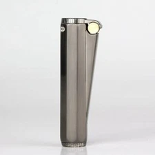 Flip-Top Petrol Oil Flint Lighter for Cigar/Cigarette - Gunmetal