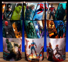 Avengers - Iron Man - Hulk - Captain America Superhero Cup Mug Tumbler 20oz
