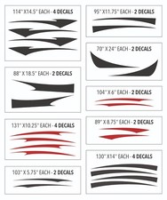 Custom Stripes For Motorhome Rv Vinyl Graphics Decal Wrap Kit Trailer Camper