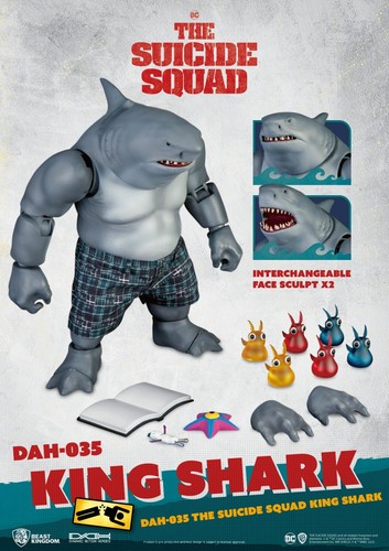 Beast Kingdom Dynamic Action Heroes The Suicide Squad King Shark - NEW - Picture 5 of 7