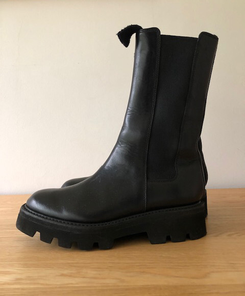 GRENSON DORIS WOMENS BLACK EXTRALIGHT CHELSEA BOOTS UK EU RRP £380