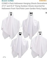 4 Pack Hanging Ghosts, NIP