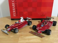 Niki Lauda and Gilles Villeneuve 1975 Ferrari 312T4 F1 Gift Set 1 of 2500 EXOTO