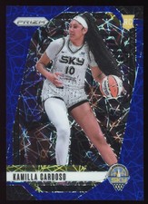 2024 Panini Prizm WNBA Kamilla Cardoso #93 Blue Velocity Chicago Sky