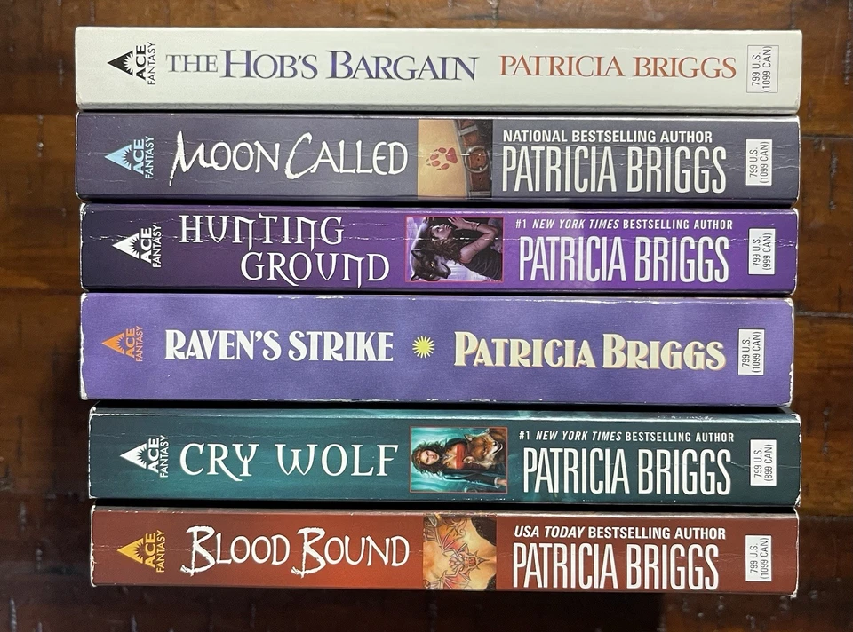PATRICIA BRIGGS LOT OF 6 PB BOOKS MERCY THOMPSON SERIES FANTASY Foto 2 de 2