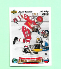 (1)  ALEXEI KOVALEV 1991-92 UPD # 655 CCCP ROOKIE NM+ CARD (N2200)