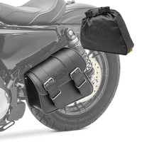 Satteltasche FüR Honda VTX 1800 Montana Schwarz Links