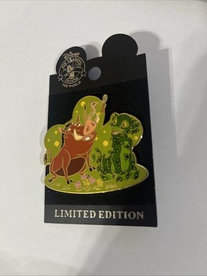 Disney Disneyland surprise pin Topiary Simba Timon Pumbaa Lion King