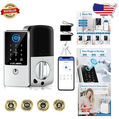 Advanced Keyless Entry Door Lock - Touchscreen & Voice Control, 7 Access Methods