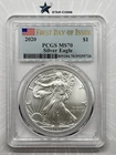 2020 Silver Eagle PCGS MS70 First Day of Issue
