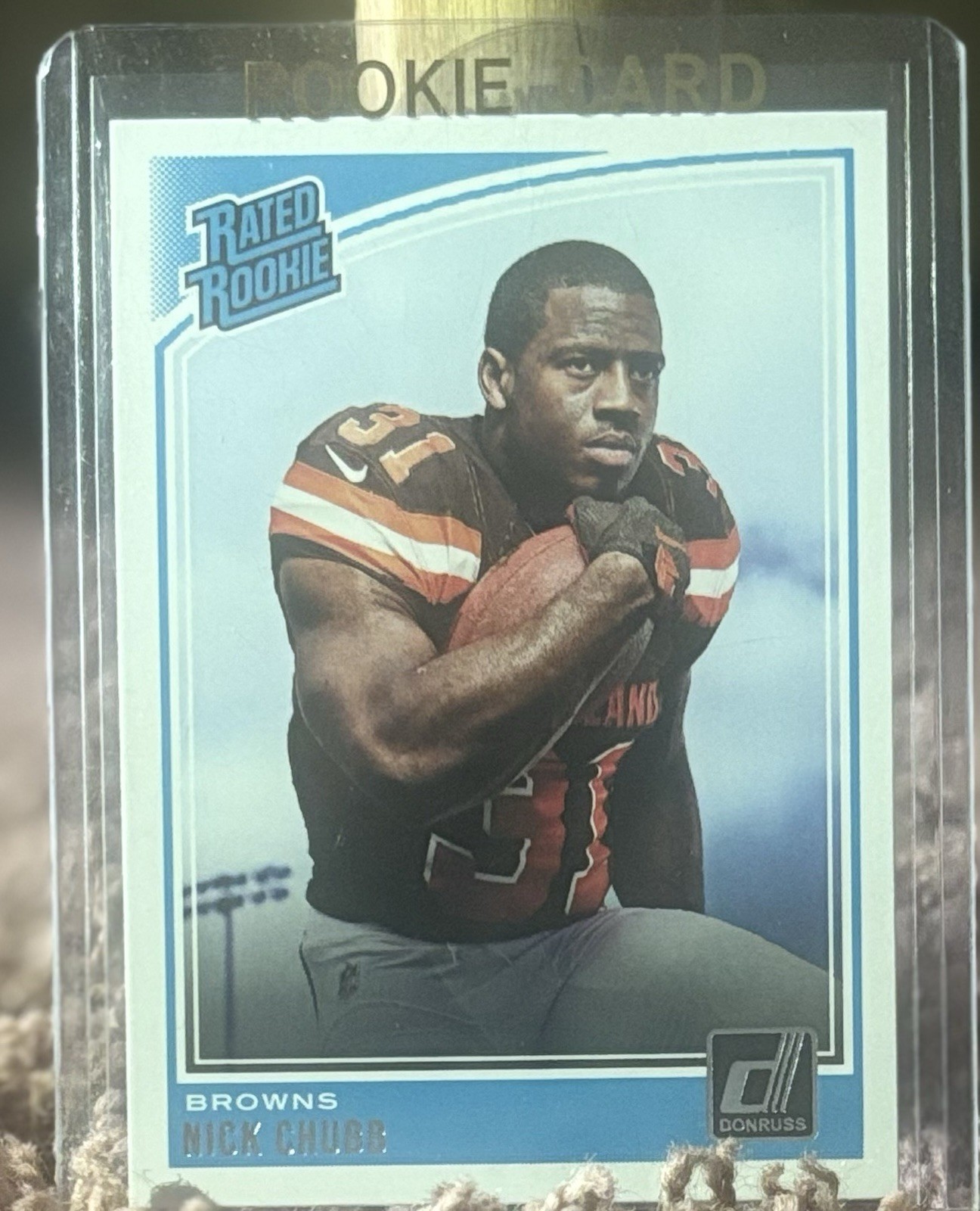 2018 Panini Donruss - Rated Rookie Nick Chubb #308 (RC)