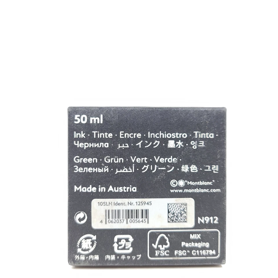 Montblanc Elixir Egyptomania Colección Edición Limitada Tinta Verde 50ml Foto 3 de 3
