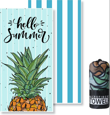 Mikrofaser Strandtuch 180x100 XXL schnelltrocknend Ananas Badetuch