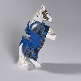 LEGO Castle Dark Blue Horse w/ Printed Armor Barding &ndash; 7093 Skeleton Tower 2007