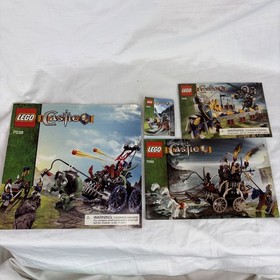 LEGO Castle 5618, 7009, 7038,7092, 97% completed with Instructions see details 