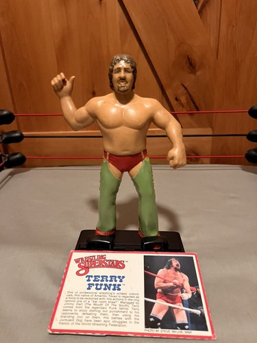 Vintage 1986 WWF LJN Titan Sports Terry Funk W/ Bi...