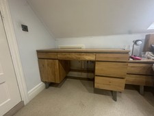 Barker and Stonehouse Wooden And Metal Dressingtable/computer desk 