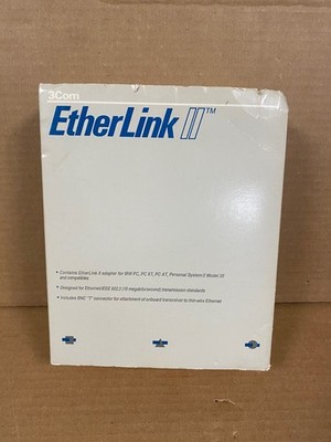 Vintage!!!  3Com EtherLink II ISA 10Mbps Network Card 3C503 2227-04 Rev D