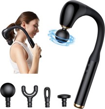 Electric Massage Gun Muscle Fascia Gun 9 Speeds Handheld Deep Tissue Massager